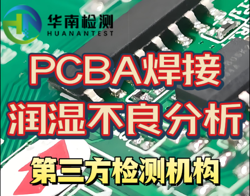 PCBA焊接润湿不良分析