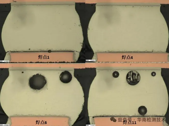 印制线路板组装板切片分析