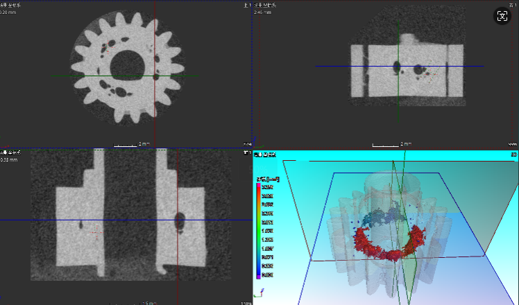 工业CT扫描零件齿轮