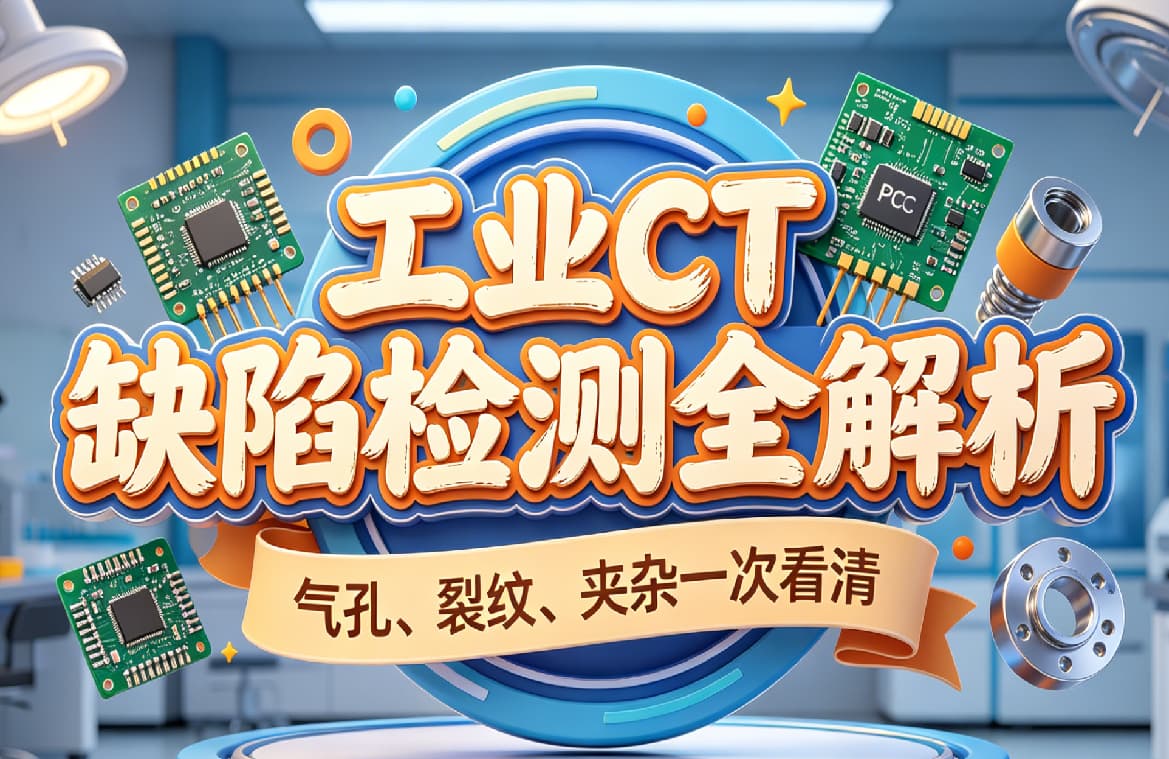 工业CT缺陷检测：气孔裂纹夹杂一次看清 - 华南检测