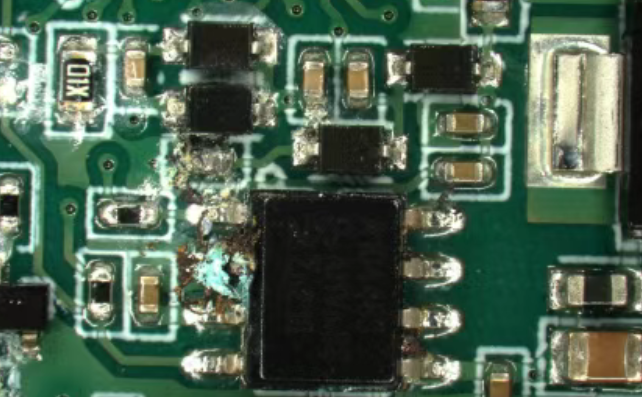 PCBA智博足球官网入口1919网址外观检查：显微镜下焊点腐蚀与虚焊