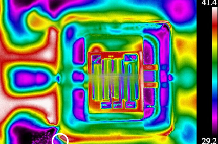 红外热成像定位PCBA智博足球官网入口1919网址中的异常短路热点